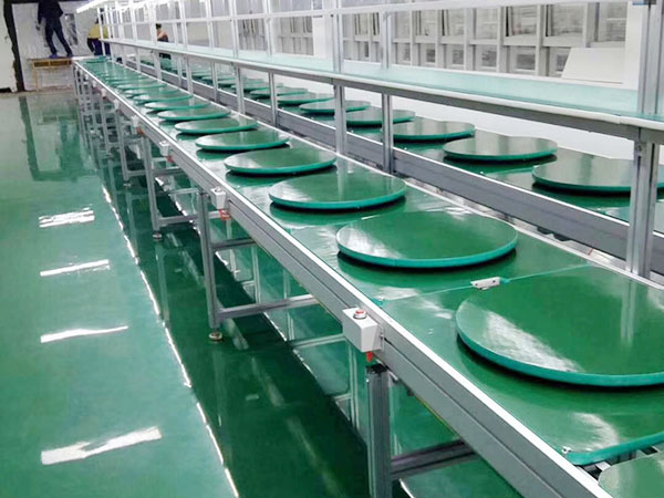 倍速鏈輸送線在使用過程中出現(xiàn)跑偏有什么處理方法？